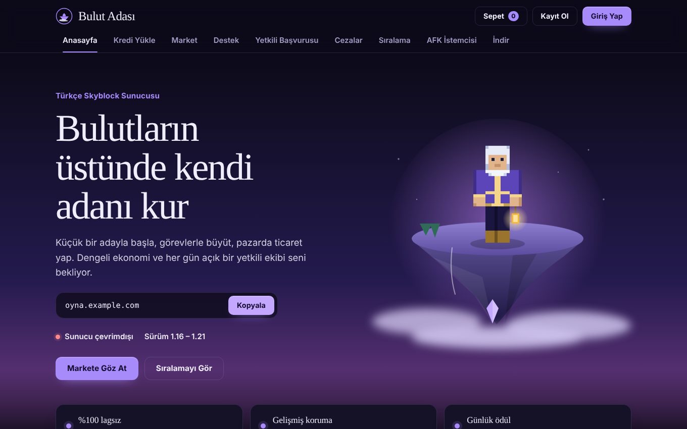 RexOS Ücretsiz · Mor Gece önizlemesi