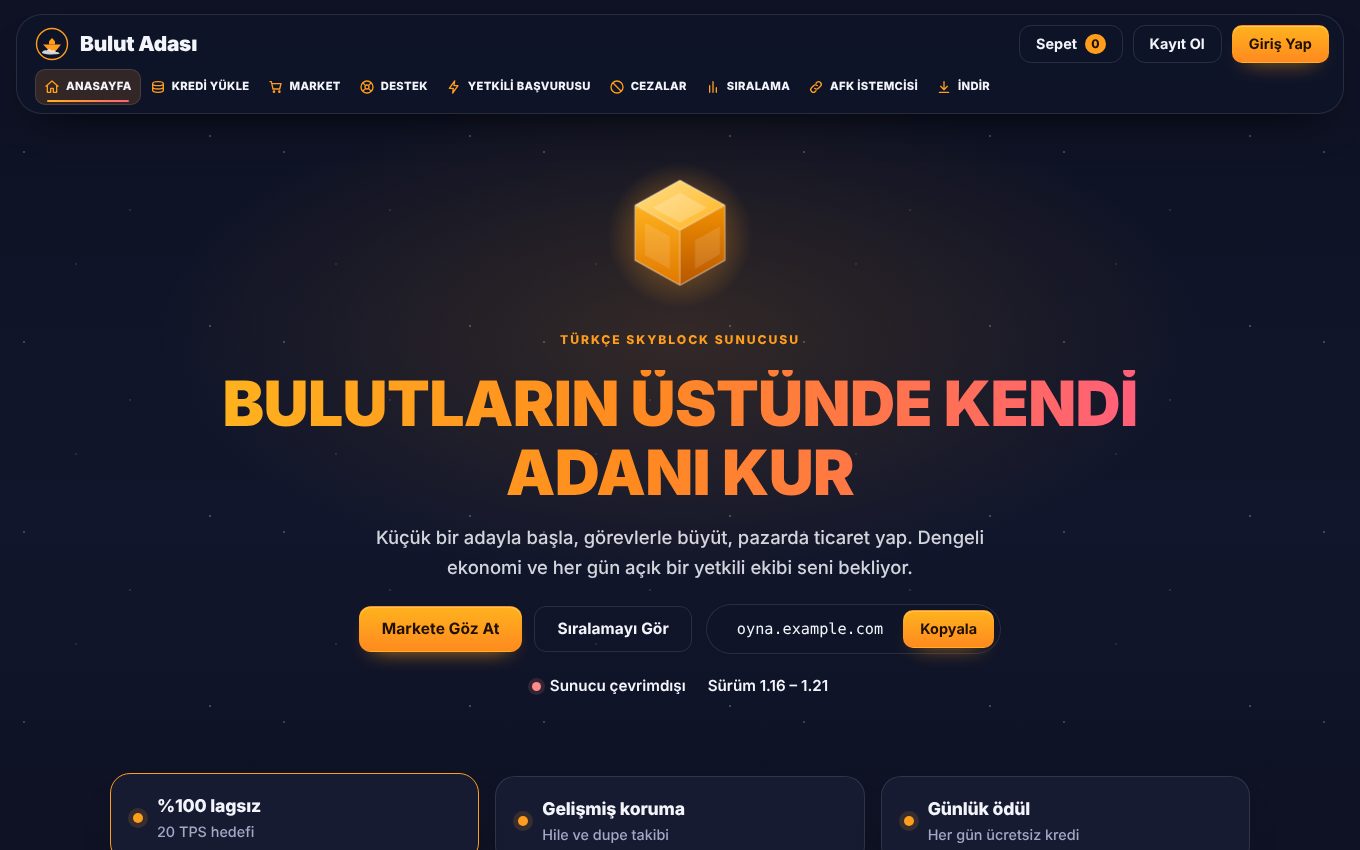 RexOS Premium · Gece Balı önizlemesi